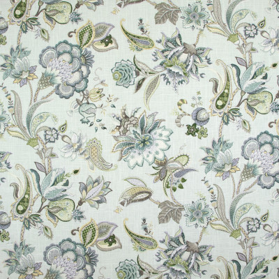 B9318 Foam Fabric: E36, E28, FLORAL PRINT, LIGHT SEAFOAM PRINT, FLORAL PRINT, LARGE SCALE FLORAL PRINT