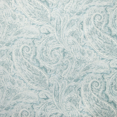 B9319 Robins Egg Fabric: E36, E28, LARGE SCALE PAISLEY PRINT, COTTON PRINT, PAISLEY COTTON PRINT, COTTON SCROLL PRINT