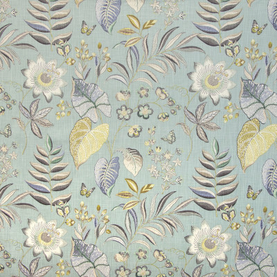 B9327 Frost Fabric: E28, FLORAL PRINT, LIGHT SEAFOAM PRINT, FLORAL PRINT, LARGE SCALE FLORAL PRINT