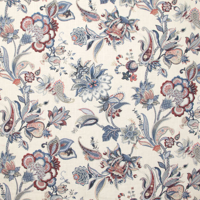 B9345 Denim Fabric: E36, E28, BLUE FLORAL PRINT, FLORAL PRINT, FLORAL COTTON PRINT, COTTON PRINT, INDIGO, NAVY PRINT