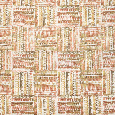 B9368 Peach Spice Fabric: E29, CONTEMPORARY COTTON PRINT, GLOBALLY INSPIRED PRINT, CONTEMPORARY STYLE