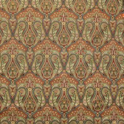 B9389 Indian Summer Fabric: E29, RED SCROLL PRINT, FLORAL RED PRINT, FLORAL PRINT, PAISLEY PRINT