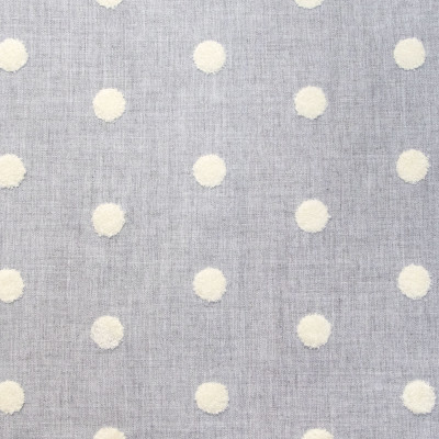 B9441 Platinum Fabric: E31, GRAY POLKA DOT, POLKA DOT EMBROIDERY, PUFFY DOT, GREY POLKA DOT