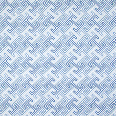 B9478 Denim Fabric: E32, BLUE PRINT, BLUE DIAMOND PRINT, COTTON PRINT, GREEK KEY PRINT