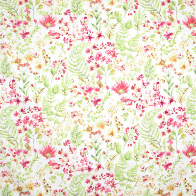B9599 Fruit Punch Fabric: E38, E35, FLORAL PRINT, PINK FLORAL PRINT, COTTON PRINT, BRIGHT PINK FLORAL PRINT