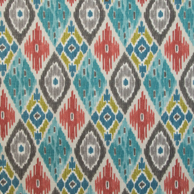 B9624 Fiesta Fabric: E36, LARGE SCALE PRINT, LARGE SCALE IKAT, SOUTHWEST, TEAL, TURQUOISE, AQUA, SPA