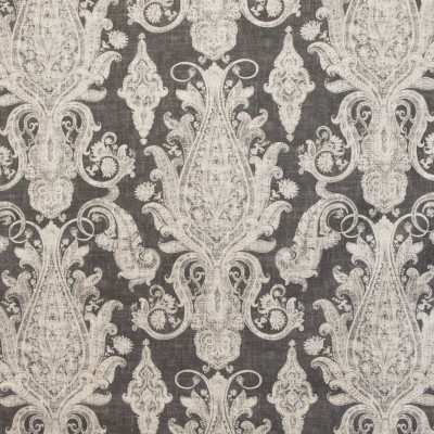 B9636 Peppercorn Fabric: E36, GRAY SCROLL, GREY SCROLL, LARGE SCALE SCROLL, LARGE SCALE MEDALLION, GRAY PRINT, GREY PRINT
