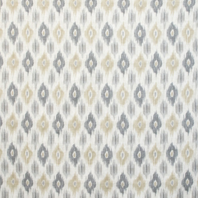 B9653 Sandstone Fabric: E37, GRAY DIAMOND PRINT, GREY DIAMOND PRINT, IKAT DIAMOND PRINT, IKAT GEOMETRIC PRINT, GRAY DIAMOND, GREY SOUTHWEST PRINT
