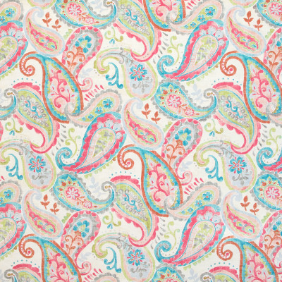 B9681 Sorbet Fabric: E38, PINK PAISLEY PRINT, TEAL PAISLEY PRINT, TURQUOISE PAISLEY PRINT, COTTON PRINT