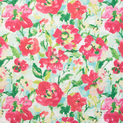 B9688 Blush Fabric: E38, PINK FLORAL PRINT, COTTON PRINT, LARGE SCALE FLORAL PRINT