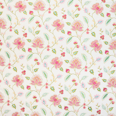 B9702 Blush Fabric: E38, PINK FLORAL EMBROIDERY, TEAL FLORAL EMBROIDERY, AQUA FLORAL EMBROIDERY