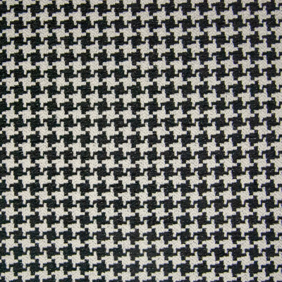 B9732 Onyx Fabric: E39, BLACK HOUNDSTOOTH, BLACK GEOMETRIC, CHUNKY HOUNDSTOOTH, WOVEN HOUNDSTOOTH, GEOMETRIC, SMALL SCALE PATTERN
