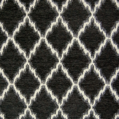 B9733 Midnight Fabric: E39, DIAMOND, BLACK DIAMOND, BLACK GEOMETRIC, BLACK IKAT, ONYX, MIDNIGHT, LARGE SCALE DIAMOND, LARGE SCALE PATTERN
