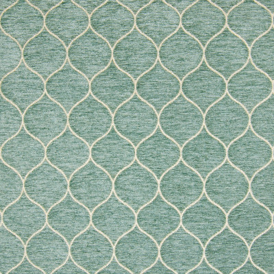 B9770 Mist Fabric: E67, E40, OGEE, AQUA, CHENILLE, TEAL, CHAIR SCALE PATTERN, SMALL SCALE PATTERN, LIGHT BLUE GEOMETRIC, LIGHT BLUE, LATTICE
