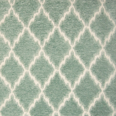 B9776 Mist Fabric: E40, DIAMOND, DIAMOND CHENILLE, GEOMETRIC CHENILLE, IKAT CHENILLE, TEAL, SEAFOAM, MIST