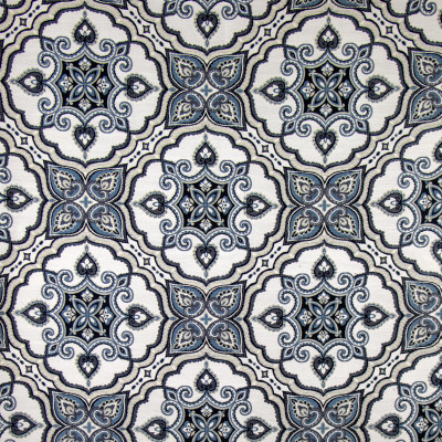 B9810 Indigo Fabric: E40, LARGE SCALE FLORAL, FLORAL JACQUARD, STEEL BLUE FLORAL, MEDIUM SCALE FLORAL, BLUE AND IVORY FLORAL, BLUE AND NEUTRAL FLORAL