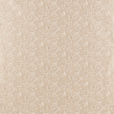F1252 Pearlized Fabric: E54, METALLIC, SOUTHWEST, AZTEC, GLOBAL, NEUTRAL, GEOMETRIC, PRINT, MADE IN USA, LINEN BLEND, FAUX LINEN