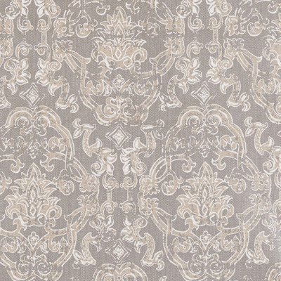 F1278 Champagne Fabric: E54, MEDALLION, METALLIC, SILVER, CHAMPAGNE, COTTON, COTTON PRINT, 100% COTTON, MADE IN USA, PRINT