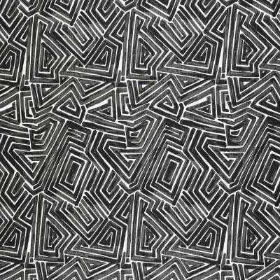 F1285 Black Fabric: E54, CONTEMPORARY PRINT, LARGE SCALE CONTEMPORARY PRINT, LARGE SCALE GEOMETRIC PRINT, LARGE SCALE DIAMOND PRINT, MAZE PRINT, MAZE INSPIRED