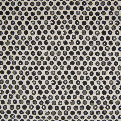 F1292 Black Fabric: E54, DOT, POLKA DOT, BLACK, GEOMETRIC, PRINT, MADE IN USA, BLACK DOT
