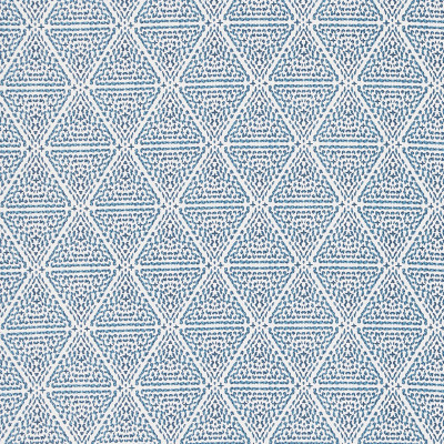 F1310 Indigo Fabric: E55, BLUE, GEOMETRIC, DIAMOND, DOT, PRINT, FAUX LINEN, LINEN BLEND, MADE IN USA, INDIGO