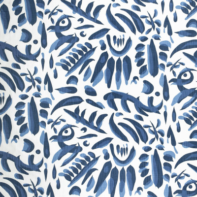 F1314 Ocean Fabric: E55, LARGE SCALE PRINT, CONTEMPORARY PRINT, COTTON PRINT, PICASSO LIKE, PICASSO INSPIRED, CONTEMPORARY COTTON PRINT, GRAND SCALE PRINT, BLUE, INDIGO, NAVY, COASTAL PRINT, COASTAL INSPIRED