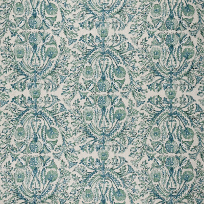 F1327 Verde Fabric: E55, TEAL FLORAL PRINT, LARGE SCALE FLORAL PRINT, COTTON PRINT, TEAL, AQUA, TURQUOISE FLORAL PRINT, LARGE SCALE FLORAL PRINT, LARGE SCALE CHEVRON PRINT, COASTAL PRINT, COASTAL INSPIRED