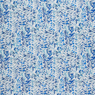 F1461 Indigo Fabric: E58, CRYPTON HOME, CRYPTON FINISH, PERFORMANCE FABRIC, PERFORMANCE FABRICS, STAIN RESISTANT, EASY TO CLEAN,CHUNKY, LIGHT BLUE, DARK BLUE, FLORAL, TROPICAL, LEAVES