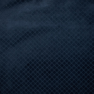 F1680 Navy Fabric: E62, GEOMETRIC VELVET, VELVET PATTERN, BLUE VELVET, NAVY VELVET, SOFT HAND, TEXTURE PATTERN, GEOMETRIC TEXTURE, BLUE TEXTURE, NAVY TEXTURE, NAVY, INDIGO, DARK BLUE, BLUE