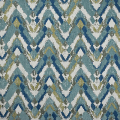 F1975 Lagoon Fabric: E67,IKAT, WOVEN IKAT, TURQUOISE IKAT, MULTICOLOR IKAT, TEAL IKAT, LIME IKAT, CONTEMPORARY IKAT