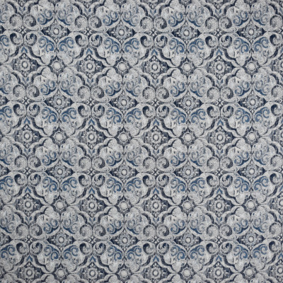 F2002 Baltic Fabric: E67,WOVEN, BLUE WOVEN, BLUE MEDALLION, NAVY MEDALLION, BALTIC BLUE, INDIGO, MEDALLION