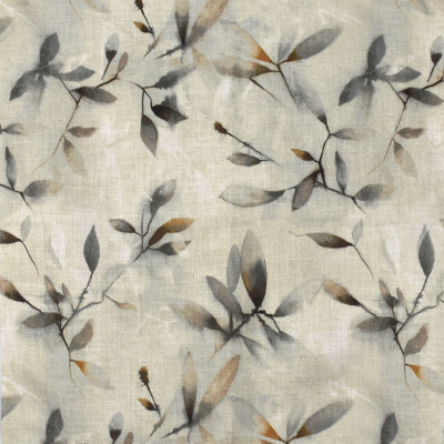 F2163 Dusk Fabric: E68, NEUTRAL, GREY, GREEN, FLORAL, NEUTRAL FLORAL, NEUTRAL FOLIAGE, GREEN FOLIAGE, NEUTRAL PRINT, NEUTRAL FLORAL