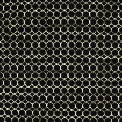 F2240 Jet Fabric: E69, BLACK, TEXTURE, TEXTURED, GEOMETRIC, CIRCLES, BLACK CIRCLES, TEXTURED CIRCLES, WEAVE, WOVEN