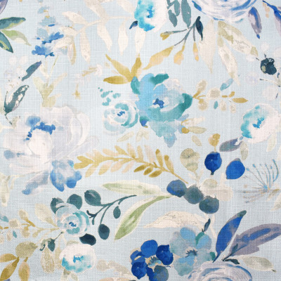 F2275 Blue Fabric: E70, BLUE FLORAL, FLORAL PRINT, BLUE FLORAL, BLUE FLORAL PRINT