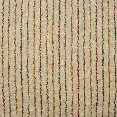F2378 Paprika Fabric: E71, CONTEMPORARY EMBROIDERY, STRIPE EMBROIDERY, RED AND ORANGE STRIPE, RED AND ORANGE EMBROIDERY, CONTEMPORARY STRIPE
