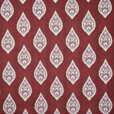 F2383 Ruby Fabric: E71, RED MEDALLION, RED JACQUARD, RED MEDALLION JACQUARD, MEDALLION, JACQUARD