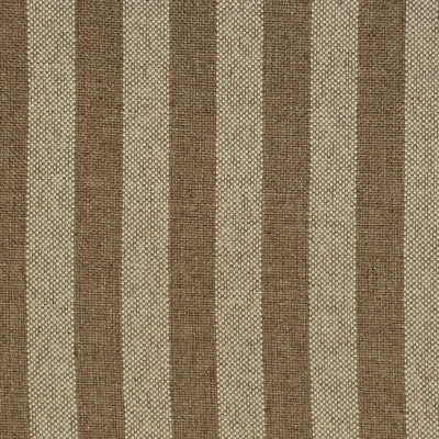 F2598 Cafe Au Lait Fabric: E75, MADE IN USA, REVOLUTION, OUTDOOR, REVOLUTION OUTDOOR, PERFORMANCE, BLEACH CLEANABLE, BROWN STRIPE, OUTDOOR STRIPE, STRIPE OUTDOOR, BROWN OUTDOOR STRIPE, PICNIC STRIPE, CANVAS STRIPE