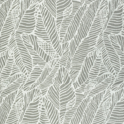 F2601 Chrome Fabric: E75, MADE IN USA, REVOLUTION, OUTDOOR, REVOLUTION OUTDOOR, PERFORMANCE, BLEACH CLEANABLE, TROPICAL OUTDOOR, LEAF, OUTDOOR LEAF, GRAY TROPICAL, GRAY OUTDOOR, TROPICAL, FOLIAGE, CHROME