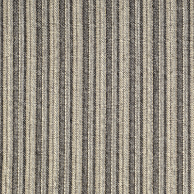 F2608 Pewter Fabric: E75, MADE IN USA, REVOLUTION, OUTDOOR, REVOLUTION OUTDOOR, PERFORMANCE, BLEACH CLEANABLE, GRAY STRIPE, OUTDOOR STRIPE, GRAY OUTDOOR, MULTICOLOR STRIPE