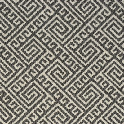 F2612 Shade Fabric: E75, MADE IN USA, REVOLUTION, OUTDOOR, REVOLUTION OUTDOOR, PERFORMANCE, BLEACH CLEANABLE, GRAY GEOMETRIC, OUTDOOR GEOMETRIC, GREEK KEY, GRAY GREEK KEY, OUTDOOR GREEK KEY
