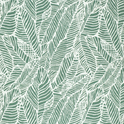 F2659 Lagoon Fabric: E76, MADE IN USA, REVOLUTION, OUTDOOR, REVOLUTION OUTDOOR, PERFORMANCE, BLEACH CLEANABLE, TROPICAL OUTDOOR, LEAF, OUTDOOR LEAF, TEAL TROPICAL, TEAL OUTDOOR, TEAL LEAF, TROPICAL, FOLIAGE