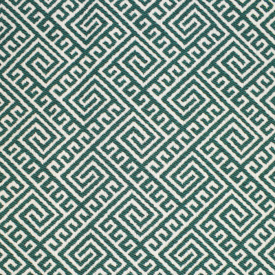 F2662 Tide Fabric: E76, MADE IN USA, REVOLUTION, OUTDOOR, REVOLUTION OUTDOOR, PERFORMANCE, BLEACH CLEANABLE, GEOMETRIC OUTDOOR, TEAL OUTDOOR, TEAL GEOMETRIC, GREEK KEY, TEAL GREEK KEY, OUTDOOR GREEK KEY