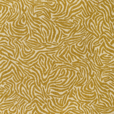 F2806 Citrine Fabric: E89, E85, ANIMAL, SKIN, CHENILLE, WOVEN, YELLOW, GOLDEN, ZEBRA