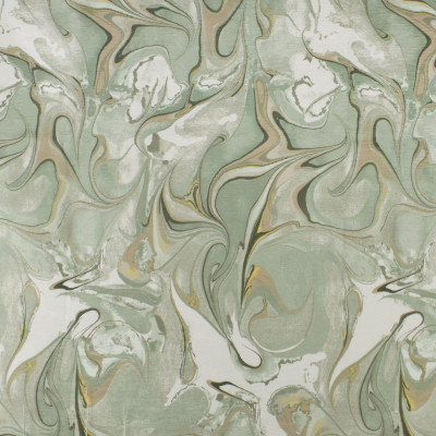 F2824 Aloe Fabric: E85, CONTEMPORARY, MARBLE, CHENILLE, PRINT, GREEN, ALOE