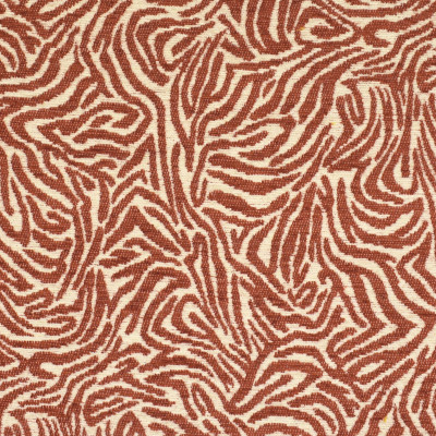 F2837 Cinnamon Fabric: E85, ANIMAL, SKIN, CHENILLE, WOVEN, ORANGE, RED, CINNAMON