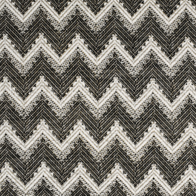 F3217 Ink Fabric: E87, MADE IN USA, CHEVRON, TEXTURE, BLACK, INK