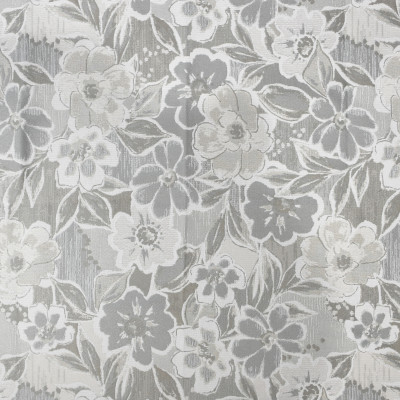 F3781 Smoke Fabric: M06, FLORAL, JACQUARD, NEUTRAL, GRAY, GREY, SMOKE