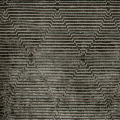 S1097 Thunder Fabric: S03, VELVET STRIPE, STRIPED VELVET, GEOMETRIC STRIPE, CONTEMPORARY VELVET, GEOMETRIC VELVET, BLACK VELVET, BLACK STRIPE VELVET, GRAY VELVET, GRAY STRIPE VELVET, PLUSH VELVET, MID CENTURY MODERN, MID CENTURY VELVET, THUNDER, CHARCOAL, GREY VELVET, GREY STRIPE VELVET, ANNA ELISABETH