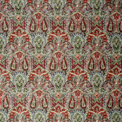 S1176 Crimson Fabric: S05, MEDALLION PRINT, NEUTRAL MEDALLION, RED MEDALLION, NEUTRAL PRINT, RED PRINT, ANNA ELISABETH