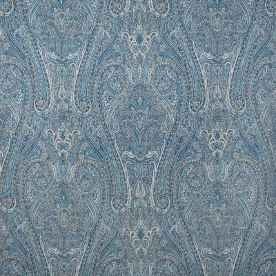 S1180 Midnight Blue Fabric: S05, WOVEN BLUE MEDALLION, BLUE SCROLL, BLUE PAISLEY, BLUE MEDALLION, ANNA ELISABETH